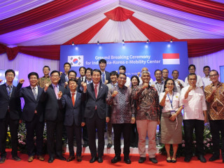 Ground Breaking Ceremony for Indonesia-Korea e-Mobility Center